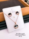 Steel Designer Rose Gold Chain Pendal Butti Manufacturers
